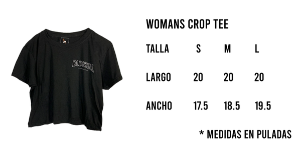 LTD WOMANS CROP TEE